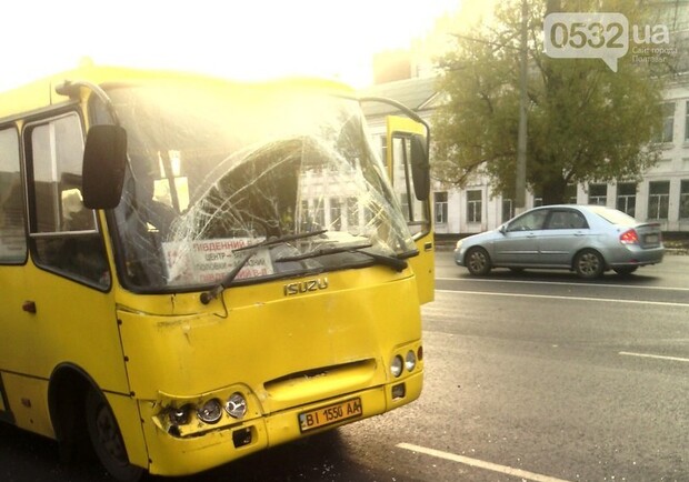 Новость - События - В Полтаве столкнулись две маршрутки с пассажирами