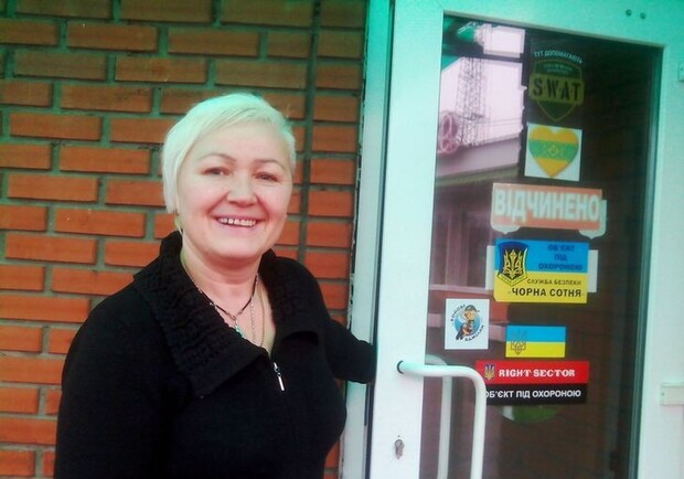 Новость - События - На Полтавщине хозяйка сделала из кафе уголок для бойцов АТО