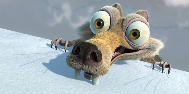 Кадр из мультфильма "Ледниковый период"