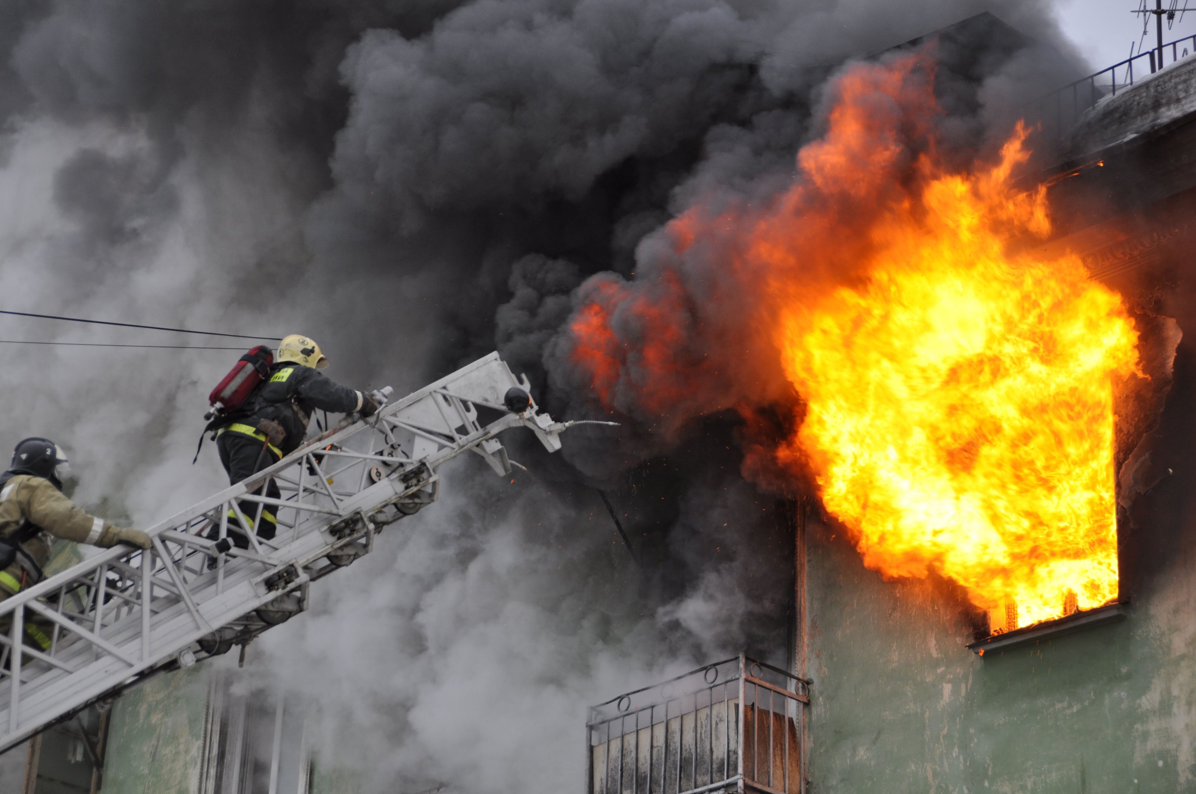 Новость - События - Пожар под Полтавой: горела квартира