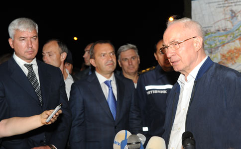 Николай Азаров: Пожар в Херсонской области локализован