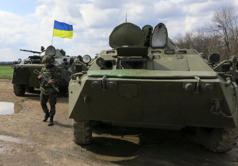 Украинские военные в Изюме, Харьковская область. Фото Reuters