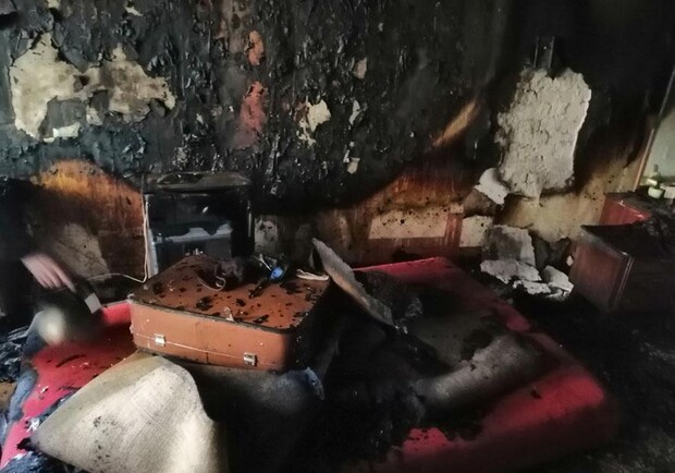 В Полтаве сгорела квартира