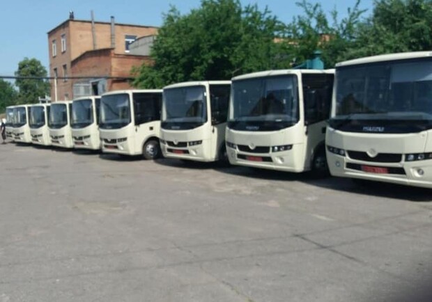 В Полтаву пригнали 9 новых автобусов