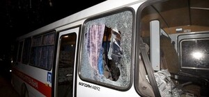 Наказан: объявили приговор мужчине, который бросал камни по автобусам в Новых Санжарах