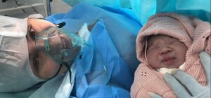 Была угроза: в Днепре женщина с COVID-19 родила здорового ребенка