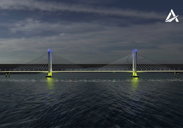 Как будет выглядеть новый мост в Кременчуге. Фото: https://www.facebook.com/Ukravtodor.Gov.Ua/posts/2988965627870001