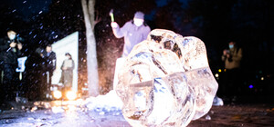 Зрелищно: в Киеве прошел перформанс, посвященный теме домашнего насилия