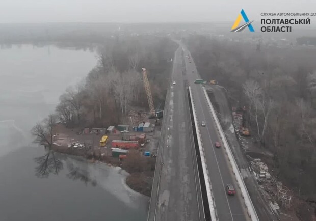 Под Полтавой открыли движение по мосту через Ворсклу. Фото: https://www.facebook.com/pl.ukravtodor