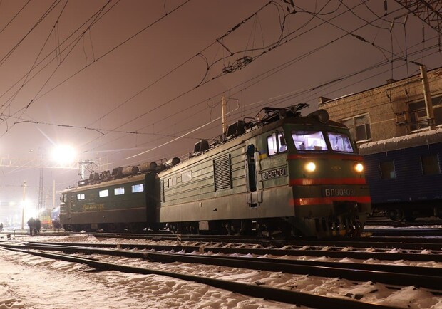 В Кременчуге электропоезд сошел с рельс. Фото: https://t.me/transportpoltavy