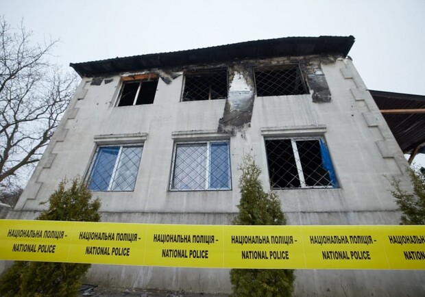 Почему пожарные не спасли 15 постояльцев сгоревшего дома престарелых. Фото: пресс-служба МВД Украины