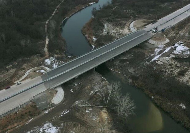 В Полтавской области построили мост через Ворсклу. Фото: https://www.facebook.com/pl.ukravtodor