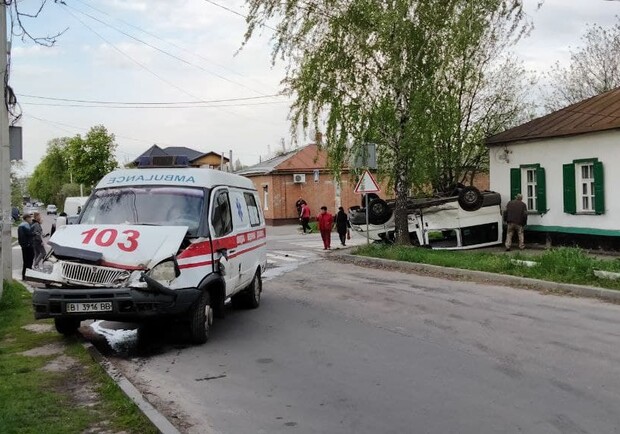 В Полтаве произошло серьезное ДТП. Фото: Юрий Давыденко