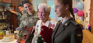 Поздравляем: в Одессе ветеран Второй мировой войны отпраздновала 100-летний юбилей