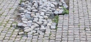 Перестанем спотыкаться: на Европейской площади хотят отремонтировать тротуар