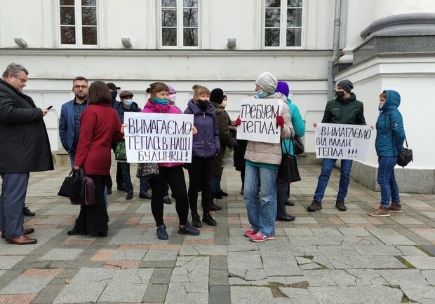 Жители 109-микрорайона вышли на протест - фото: https://t.me/suspilnepoltava