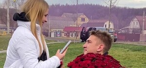 Под Киевом пожарный сделал оригинальное предложение своей возлюбленной