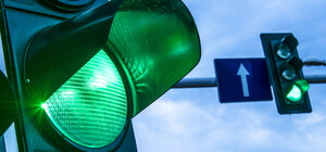 В Полтаве на Европейской ввели режим «Зеленой волны»