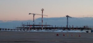 В Днепре построили первый этаж нового терминала аэропорта