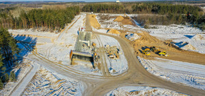 На Днепропетровщине заканчивают строить новый участок трассы на Киев