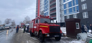 В новостройке на Позняках произошел пожар: сгорела электрощитовая