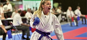 Одесская каратистка Анжелика Терлюга завоевала золото Премьер-лиги в Марокко
