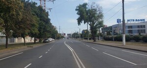 Как выглядят велодорожки на Люстдорфской дороге 