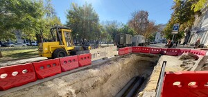 На Александровском проспекте продолжили ремонт теплосетей: когда закончат