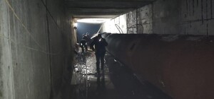 На Набережной Заводской произошел сложный порыв на трубопроводе