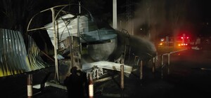 Взрыв на АЗС в Новобаварском районе: в полиции не исключают диверсию