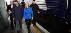 Президент Еврокомиссии Урсула фон дер Ляен прибыла в Киев