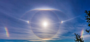 Одесситы сегодня заметили солнечное гало