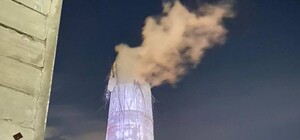 В Одессе возобновили работу котельной, на которой обвалилась 100-метровая труба 