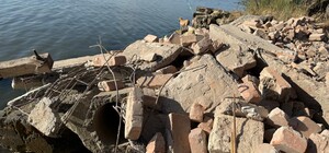 В Одесской области мусор после обстрела школы сбросили вблизи Аккерманской крепости