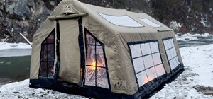 У Києві на ВДНГ безкоштовно працюватиме мобільна баня для обігріву людей під час блекаутів