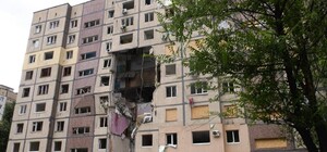 В Днепре обрушилась часть дома, поврежденного 