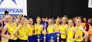 Луганские черлидерши снова подтвердили звание лучших в Европе