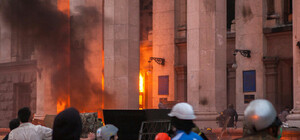 СНБО: взрывоопасное вещество в одесский Дом профсоюзов занесли пророссийские митингующие