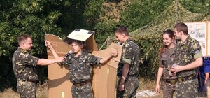 Как будущие летчики бойцов АТО творчеством поддерживали