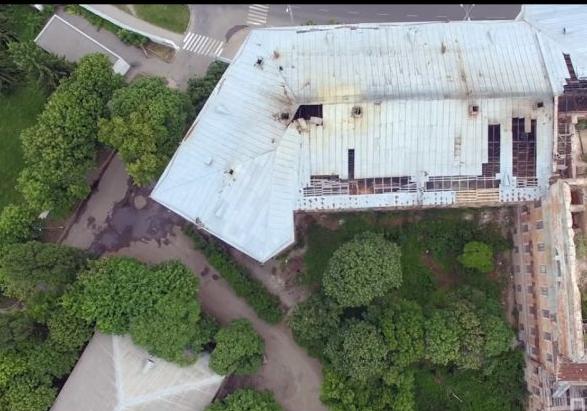 Новость - События - Смотри: как выглядит крыша Кадетского корпуса после пожара