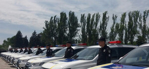 Дарю: запорожская полиция получила 51 новый автомобиль