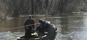 В магазин – на лодке: под Харьковом река вышла из берегов
