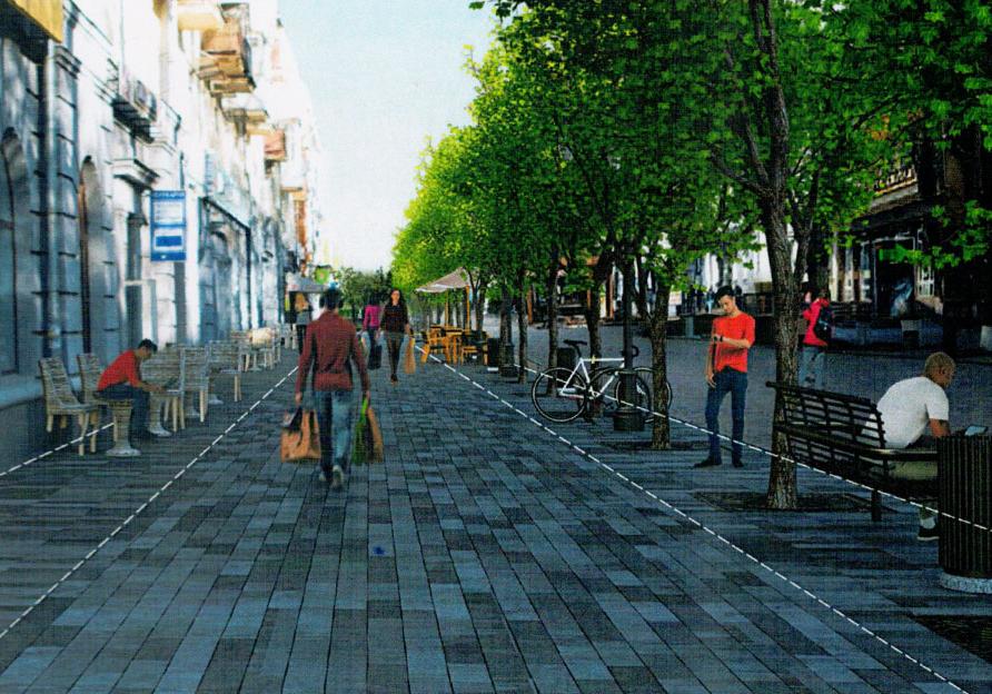 Новость - События - Появился проект реконструкции улицы Соборности: как она будет выглядеть после ремонта
