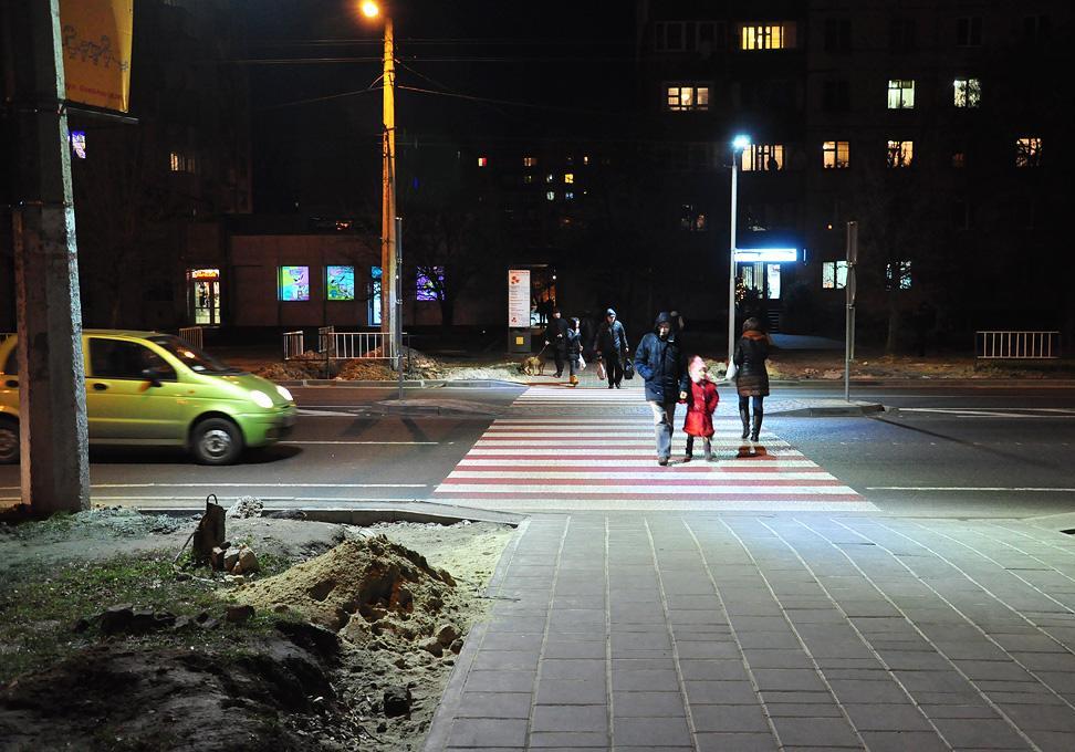 Новость - Транспорт и инфраструктура - Для безопасности: в Полтаве 14 пешеходных переходов оборудуют освещением