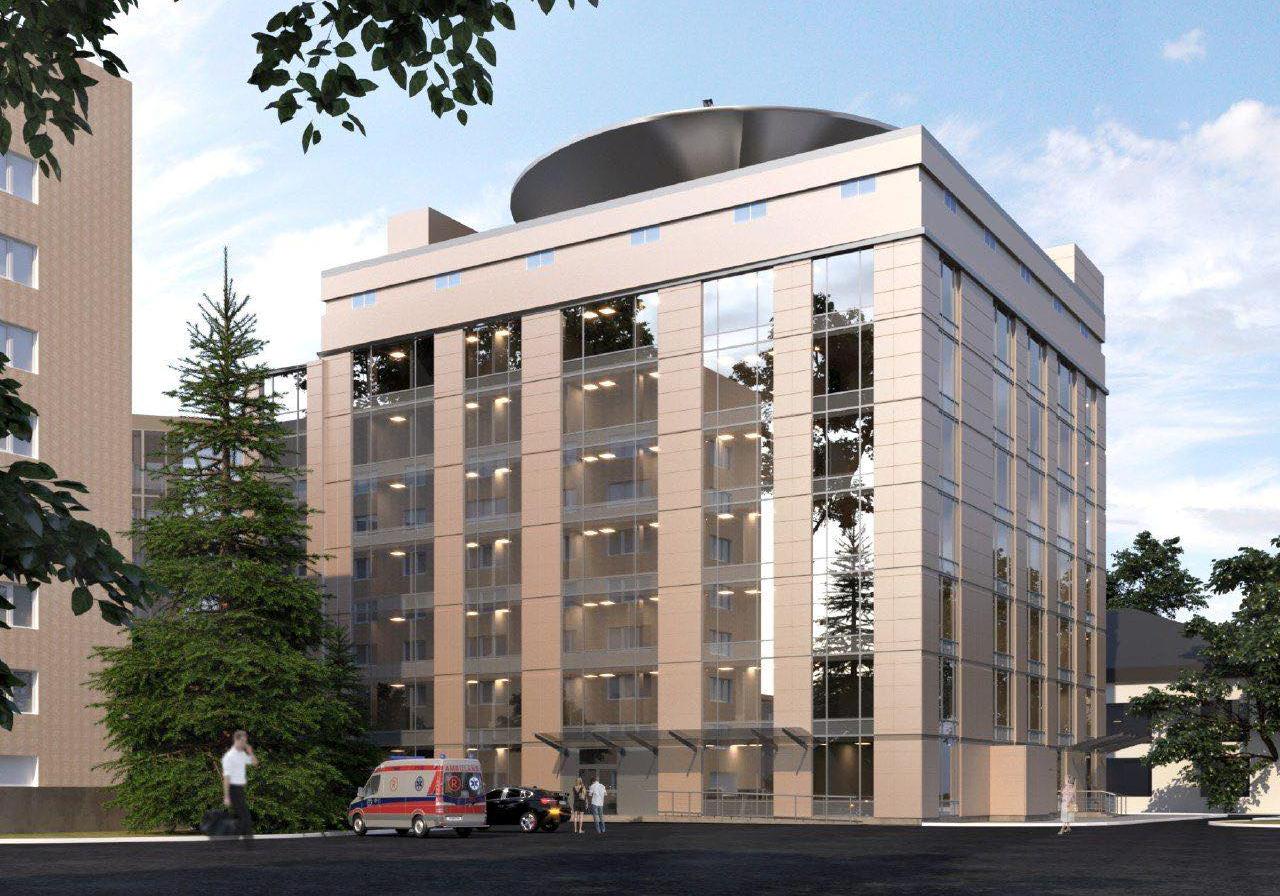 В Полтавской областной больнице построят новый корпус с вертолетной площадкой