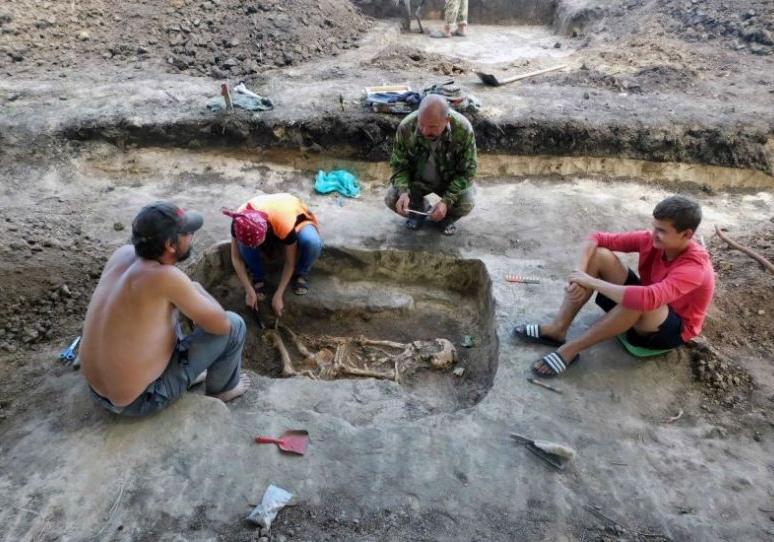 Археологи нашли жертвенное захоронение ребенка