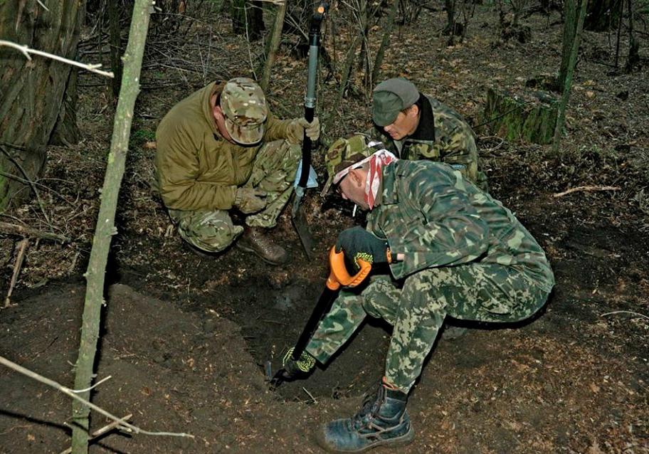 В лесопосадке нашли останки погибшего в 1941 году солдата