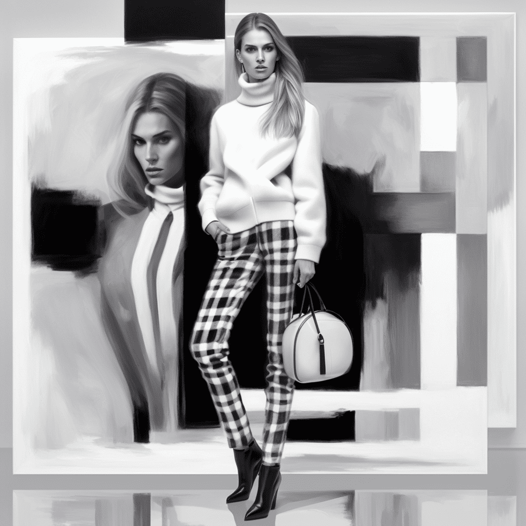 Белый свитер в деловом образе