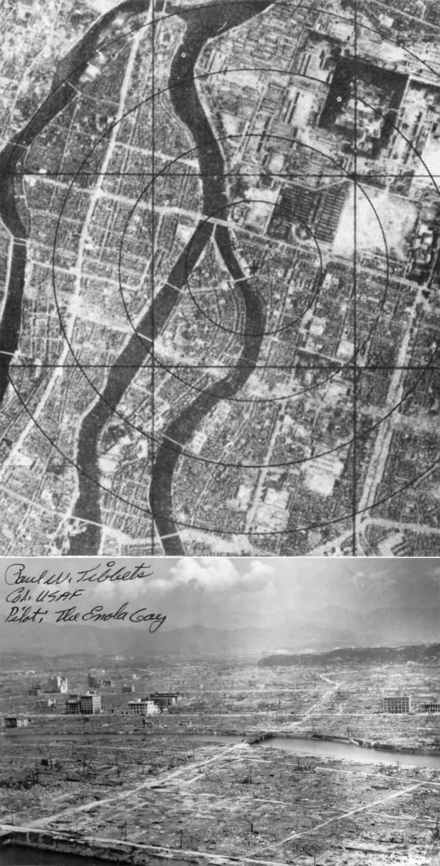 Наслідки ядерного удару у Хіросімі.