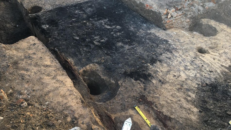 Археологические находки в Полтаве. Фото: Ю.Пуголовка